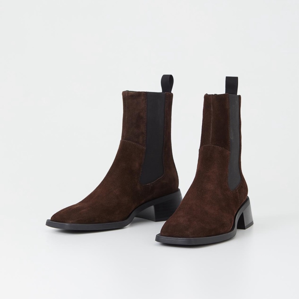 Vagabond | NWOB Blanca Chelsea Boots in Dark Brown Suede 37